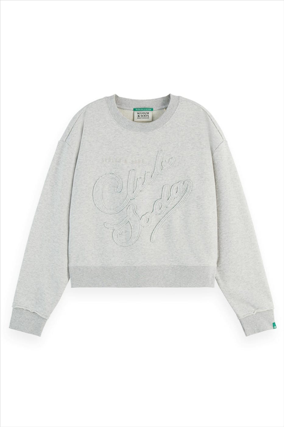 Scotch & Soda - Grijze Artwork sweater