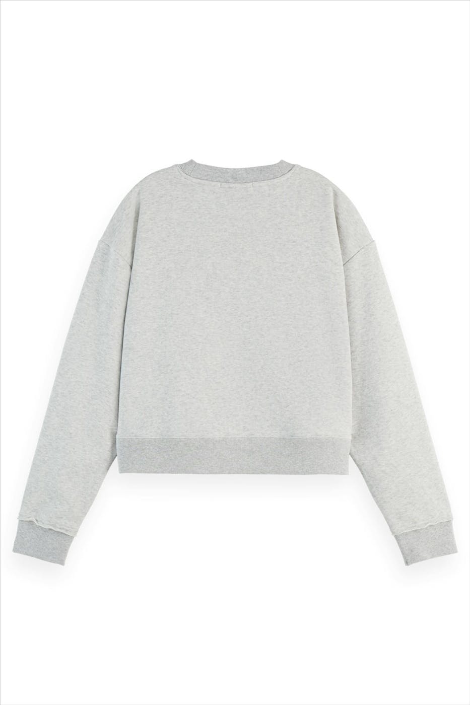 Scotch & Soda - Grijze Artwork sweater