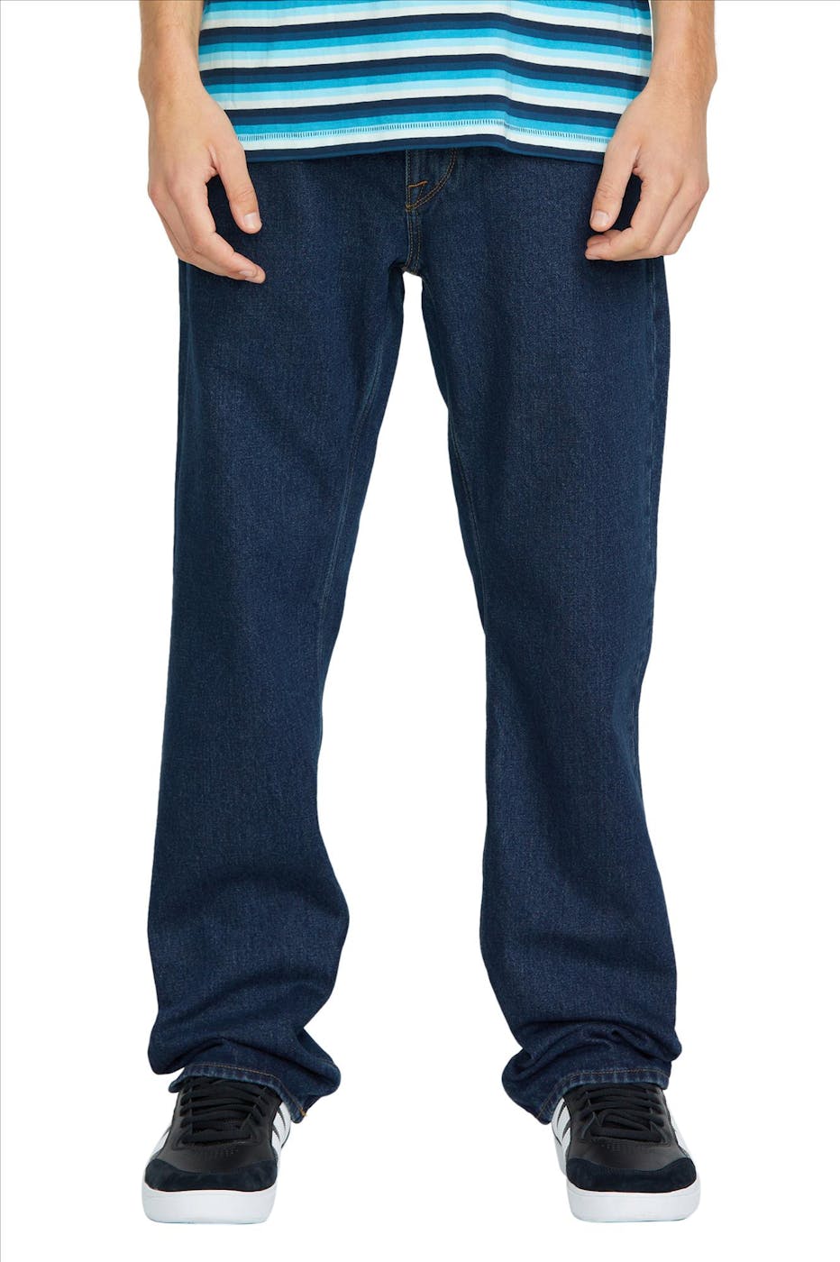 Volcom - Donkerblauwe Kinkade straight jeans