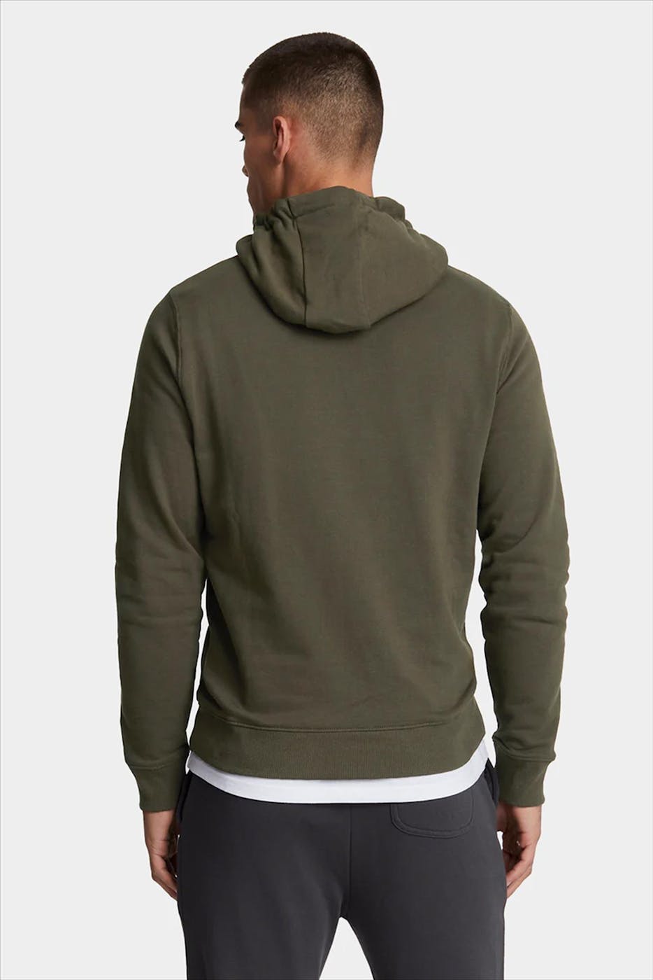 Lyle & Scott - Olijfgroene Pullover hoodie