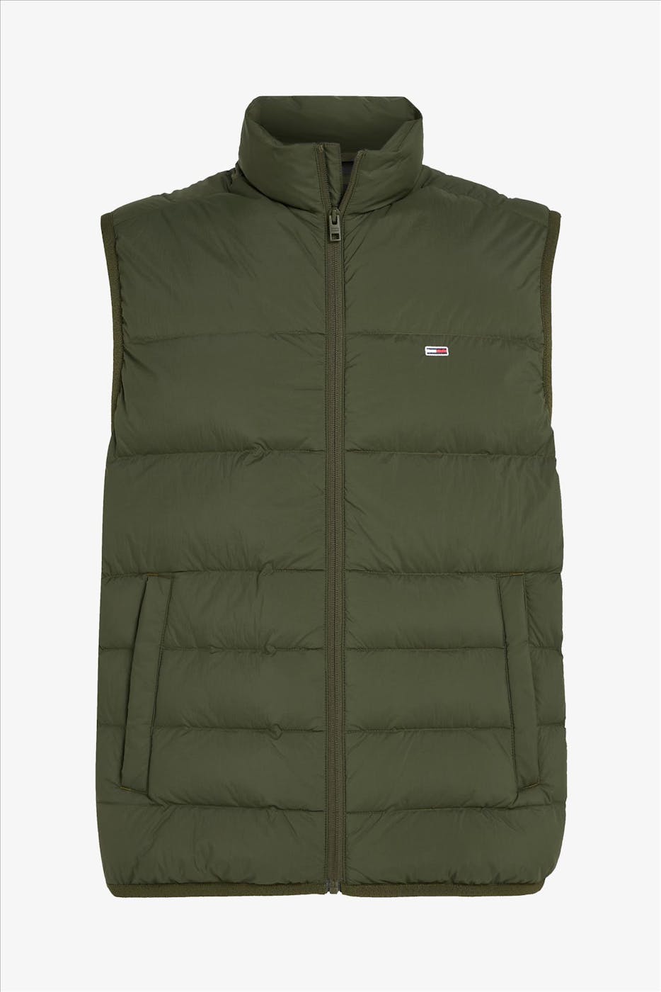Tommy Jeans - Legergroene Light Down bodywarmer