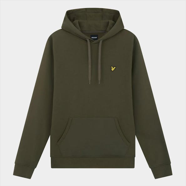 Lyle & Scott - Olijfgroene Pullover hoodie