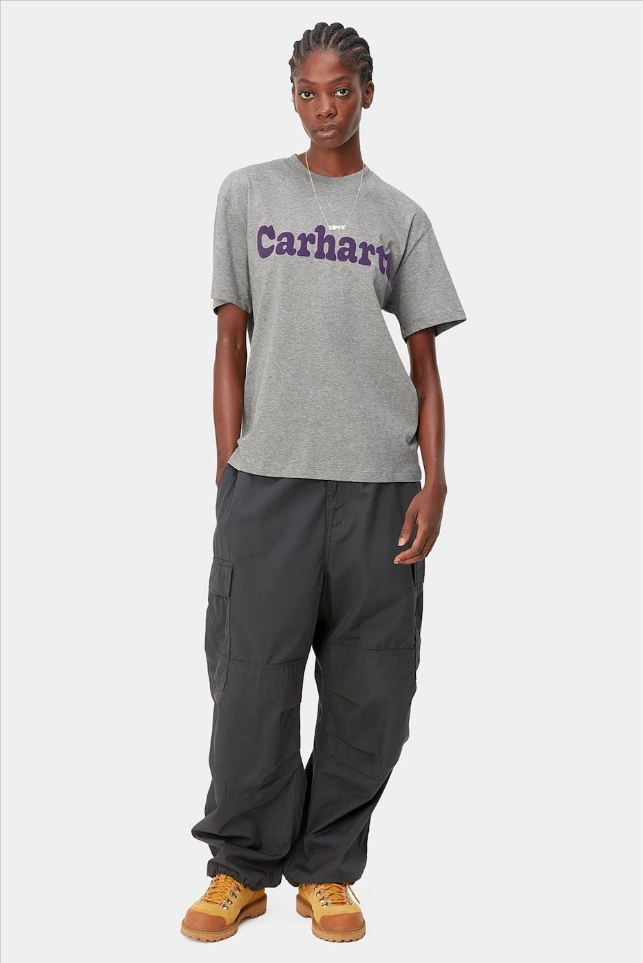 Carhartt WIP - Grijze Bubbles T-shirt