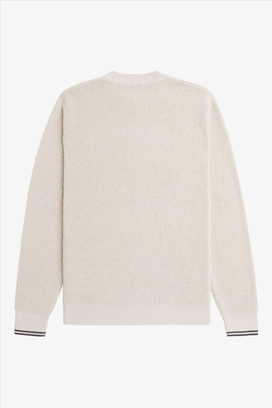 Fred Perry - Beige Waffle Stitch trui