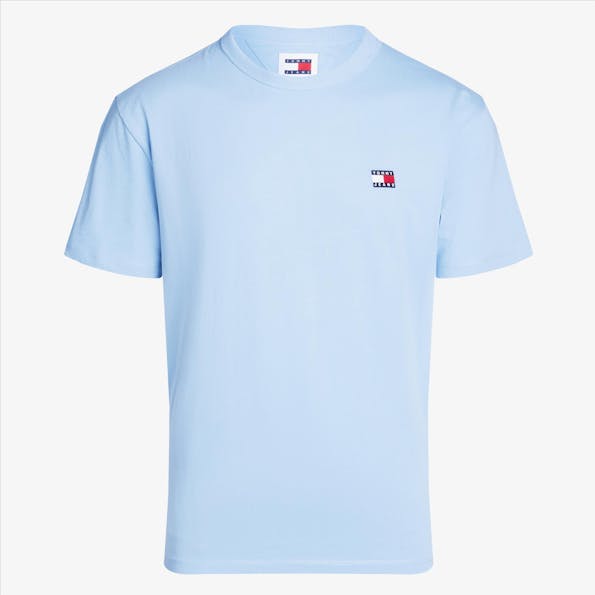 Tommy Jeans - Lichtblauwe Badge T-shirt