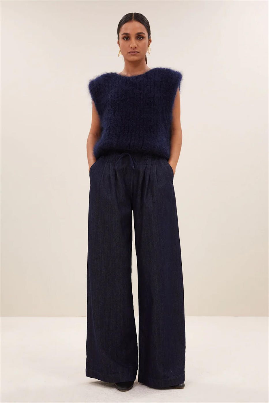 BY BAR - Donkerblauwe Jaxx Stockholm jeans