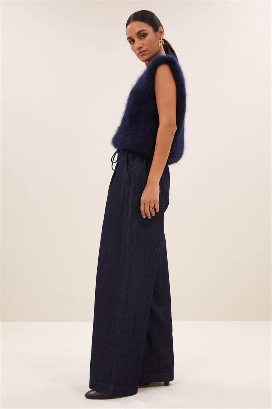 BY BAR - Donkerblauwe Jaxx Stockholm jeans