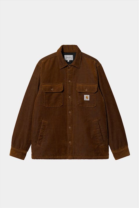 Carhartt WIP - Bruine Whitsome overhemd jas