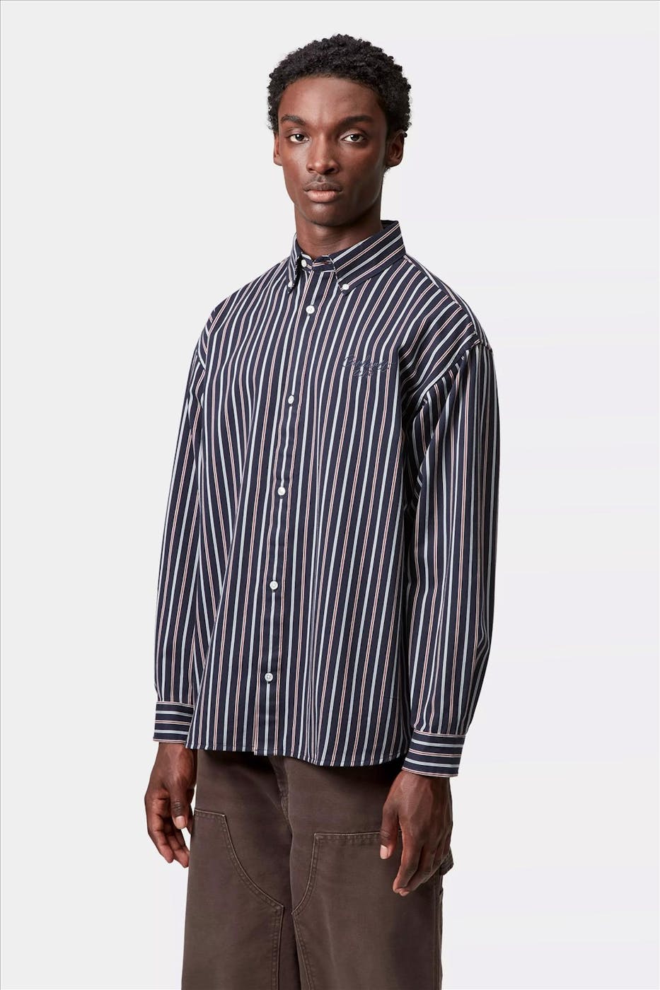 Carhartt WIP - Donkerblauw Palance hemd