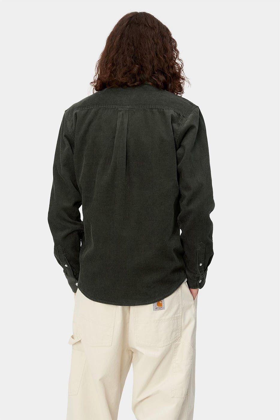 Carhartt WIP - Donkergroen Madison Cord hemd
