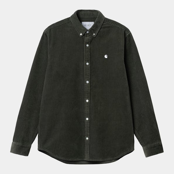 Carhartt WIP - Donkergroen Madison Cord hemd