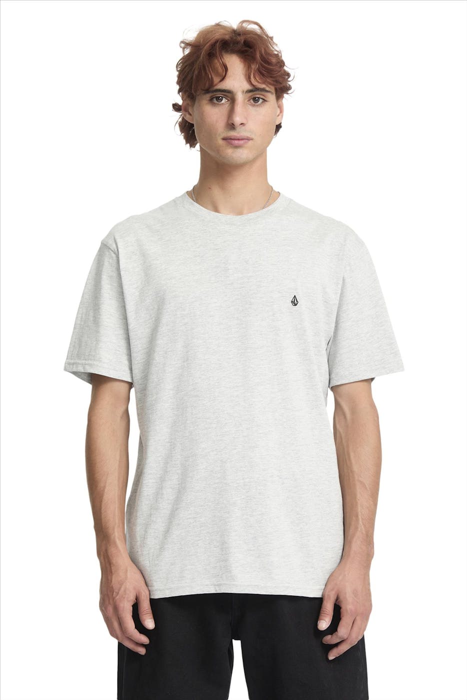 Volcom - Lichtgrijze Stone Blanks T-shirt