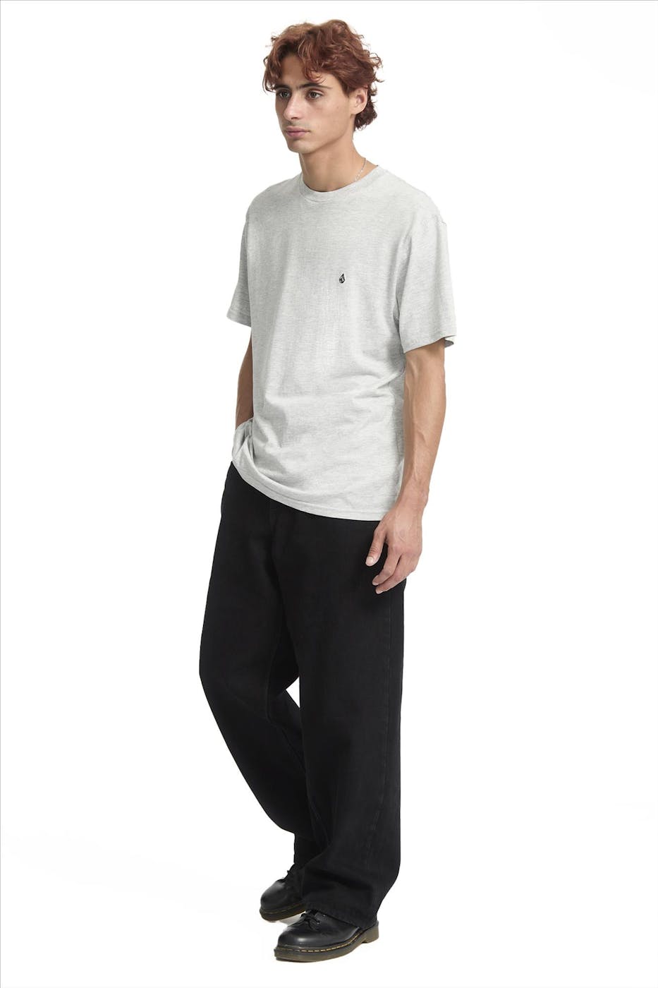 Volcom - Lichtgrijze Stone Blanks T-shirt