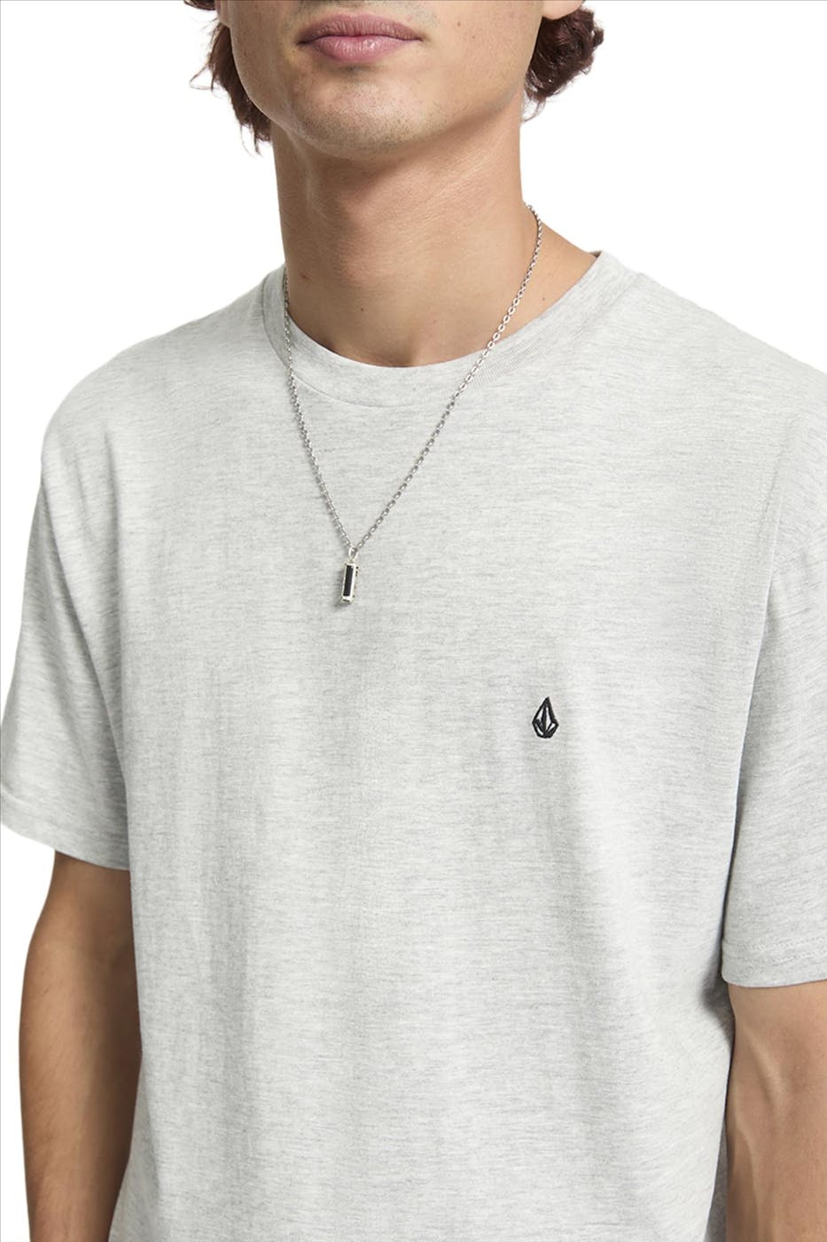 Volcom - Lichtgrijze Stone Blanks T-shirt