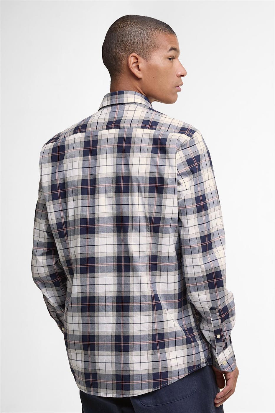 Barbour - Donkerblauw Wetheram Tailored hemd