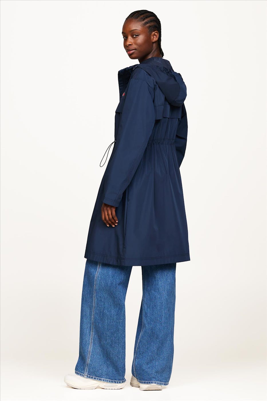 Tommy Jeans - Donkerblauwe Chicago jas