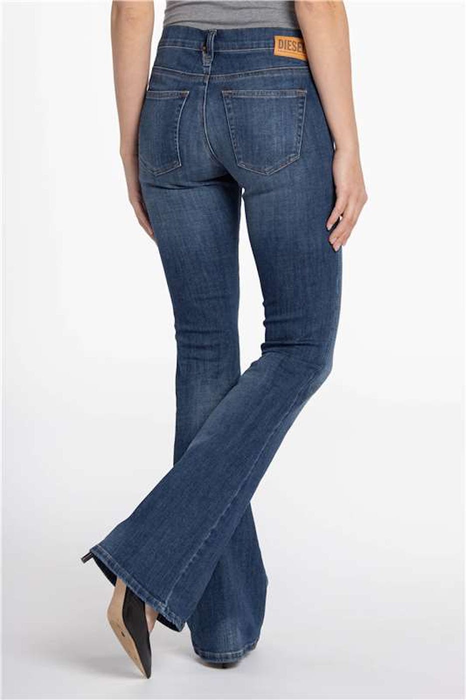 Diesel - Blauwe Ebby flared jeans