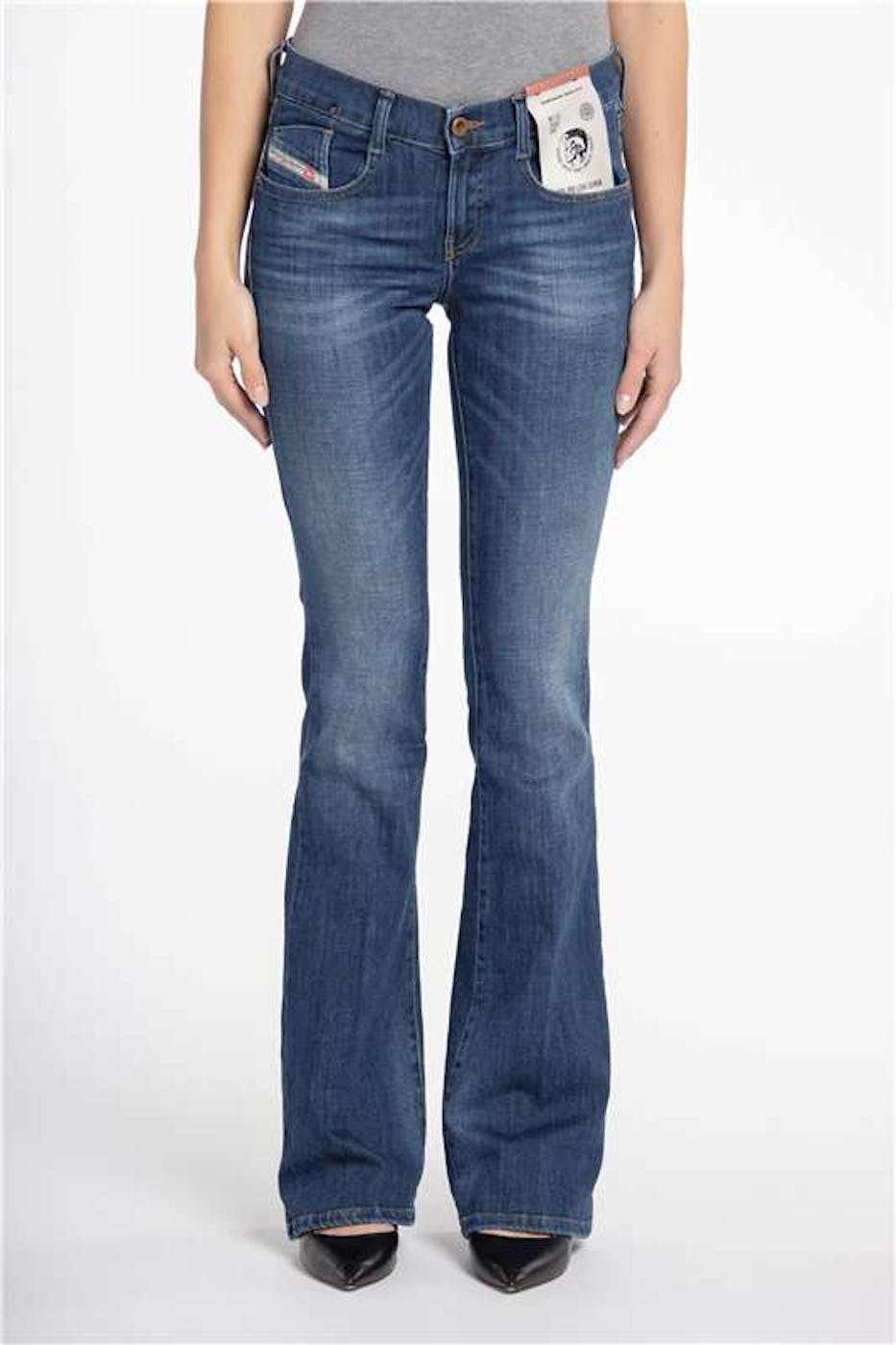 Diesel - Blauwe Ebby flared jeans