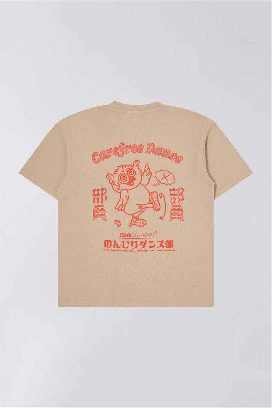 Edwin - Beige Carefree Dance Club T-shirt