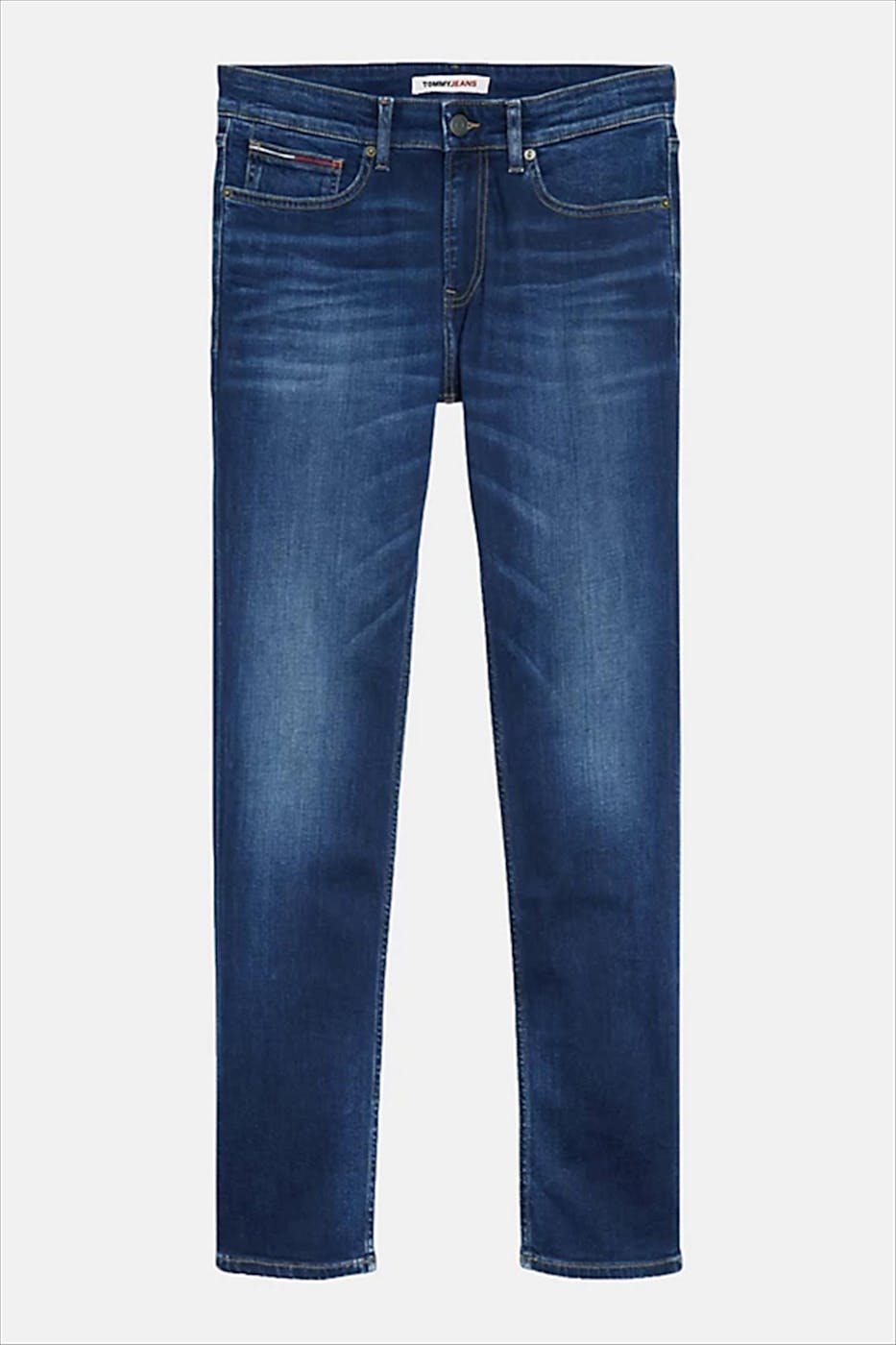 Tommy Jeans - Donkerblauwe Ryan straight tapered jeans