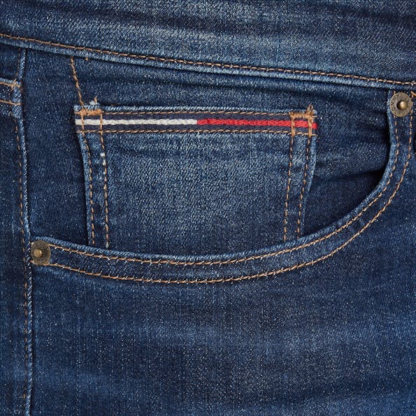 Tommy Jeans - Donkerblauwe Ryan straight tapered jeans