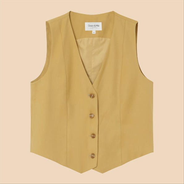 Grace & Mila - Oker Mathieu waistcoat