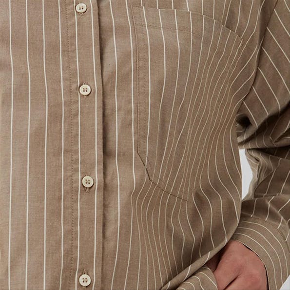 Modström - Bruine Cordelia blouse