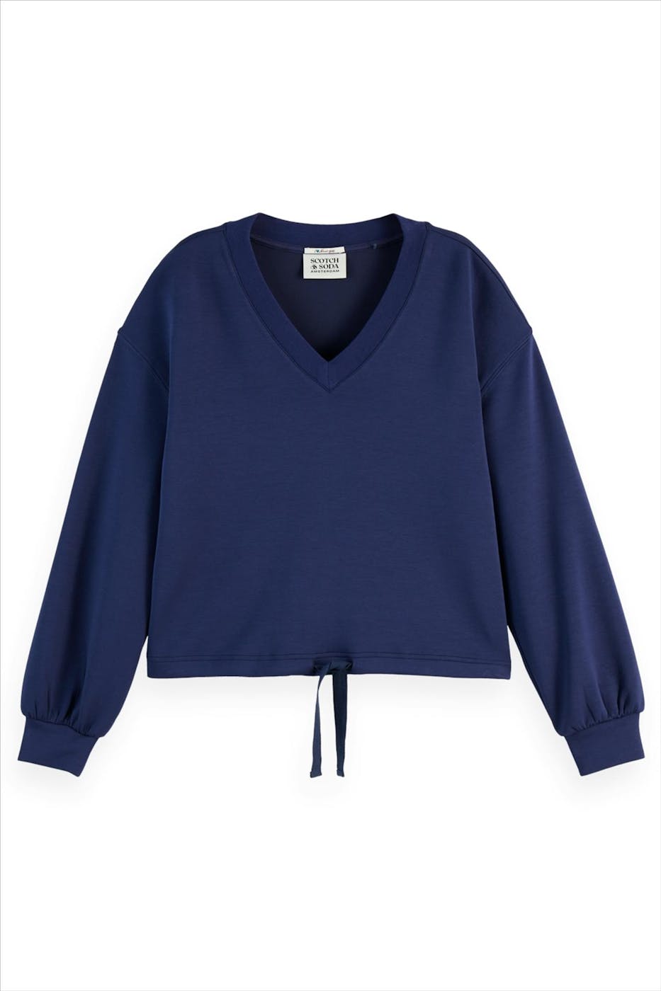 Scotch & Soda - Donkerblauwe Modal sweater
