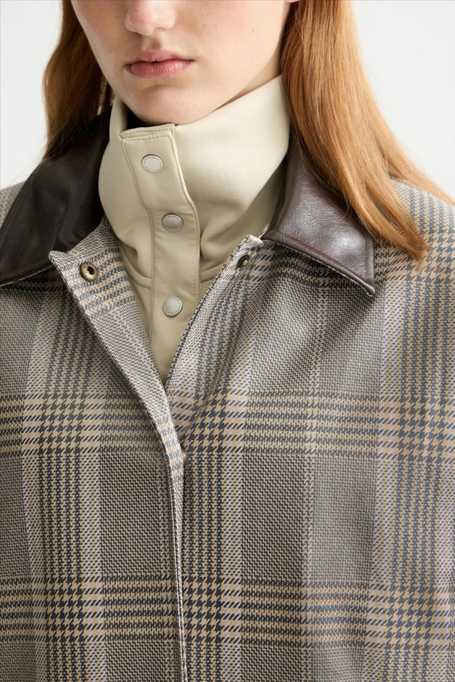 Scotch & Soda - Bruine-Kaki Coated jas