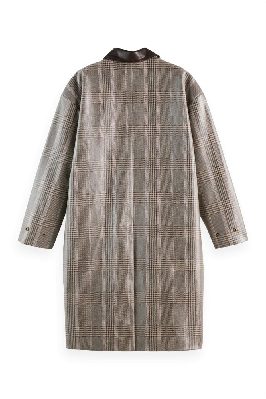 Scotch & Soda - Bruine-Kaki Coated jas