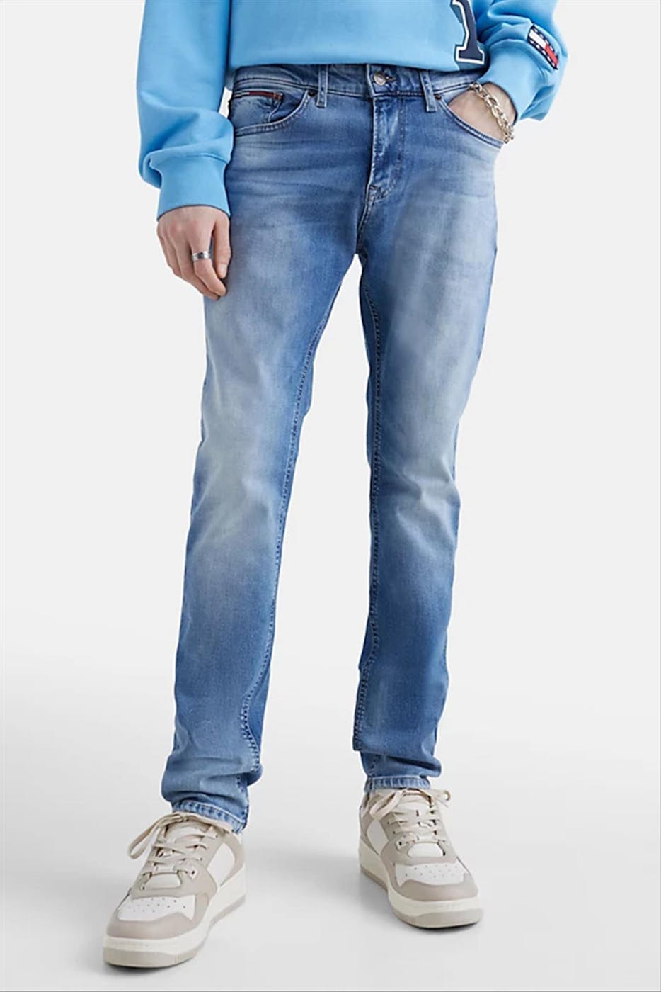 Tommy Jeans - Lichtblauwe Scanton slim jeans