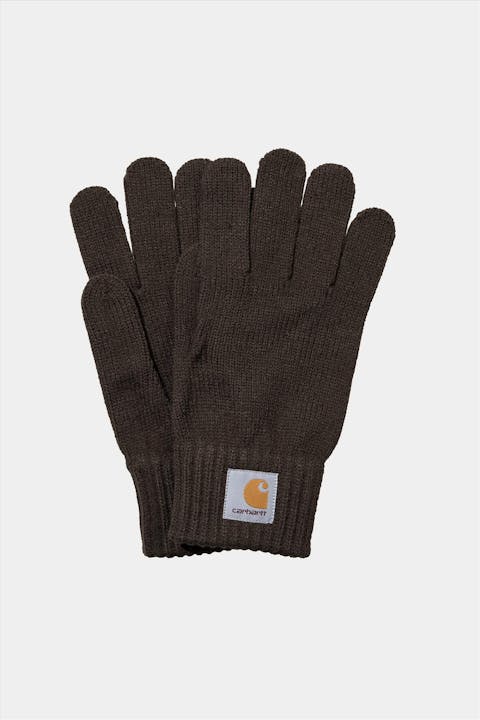 Carhartt WIP - Donkerbruine Watch handschoenen