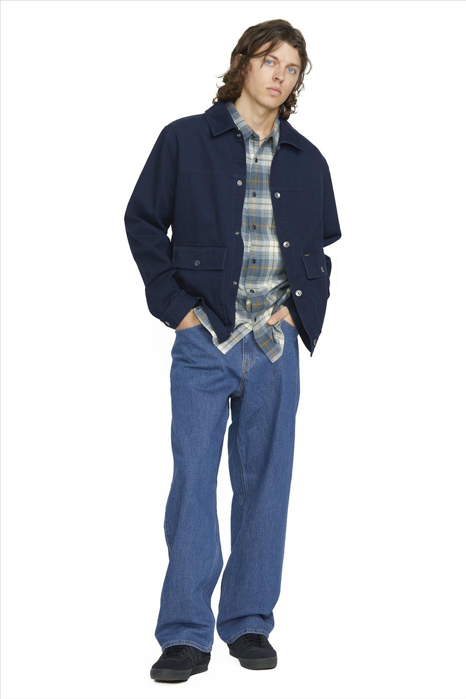 Volcom - Blauwe Billow Baggy jeans