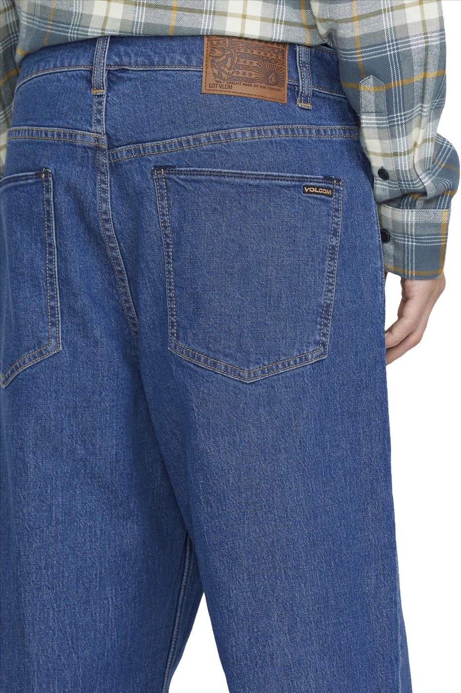 Volcom - Blauwe Billow Baggy jeans