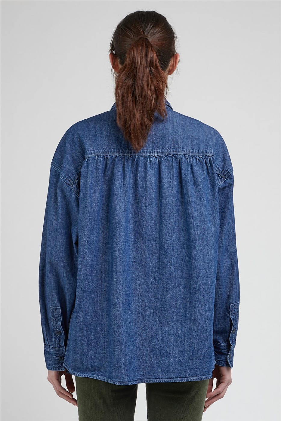 Lee - Donkerblauwe Frontier jeansblouse