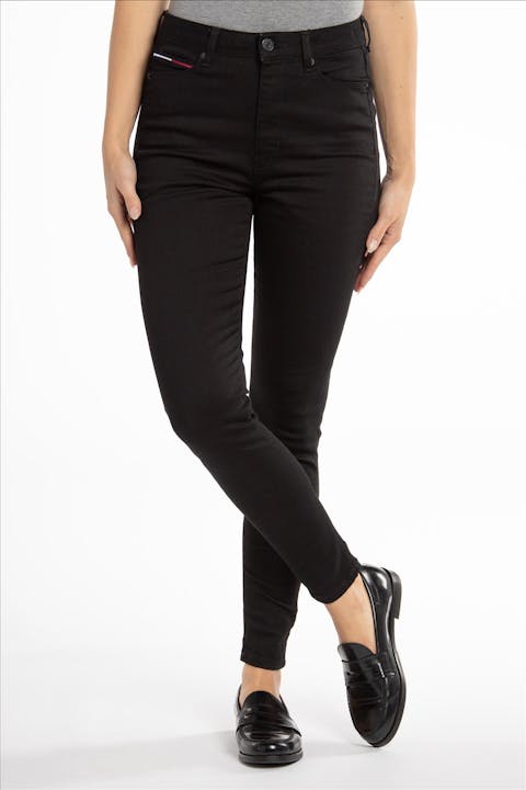 Tommy Jeans - Zwarte Sylvia super skinny jeans