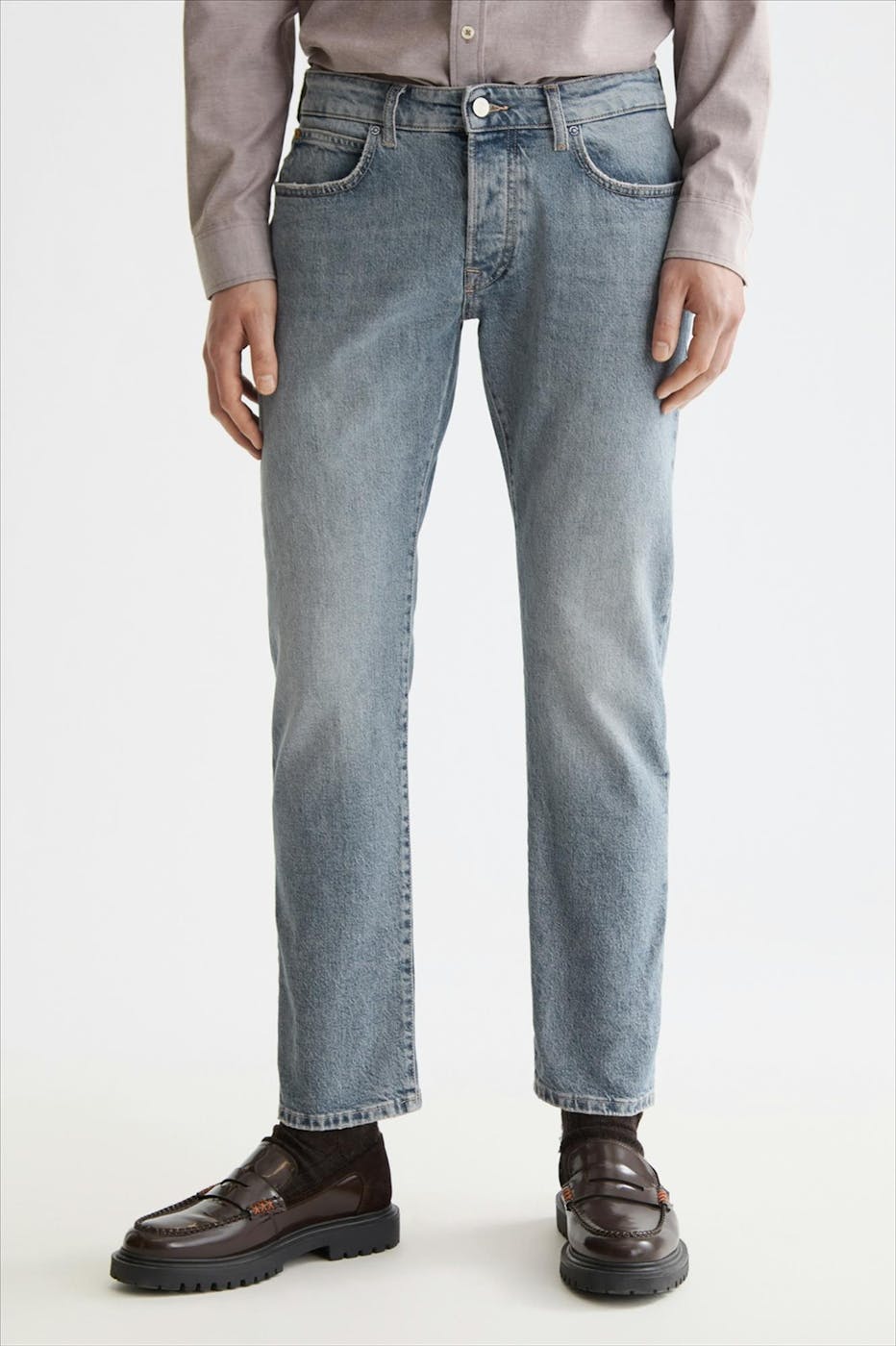 Scotch & Soda - Blauwe The Zee straight jeans