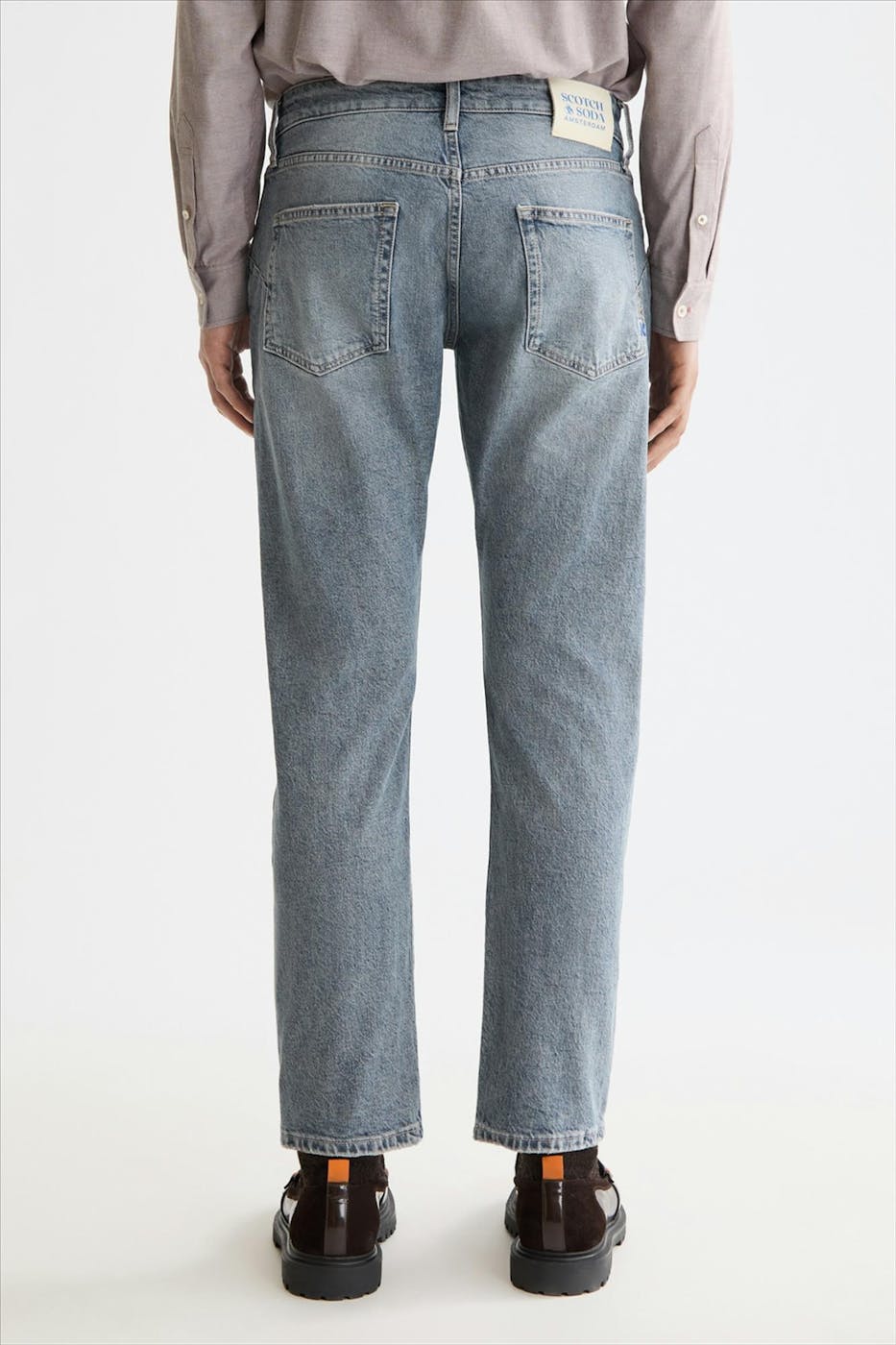 Scotch & Soda - Blauwe The Zee straight jeans