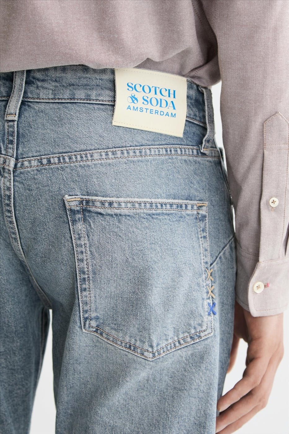 Scotch & Soda - Blauwe The Zee straight jeans