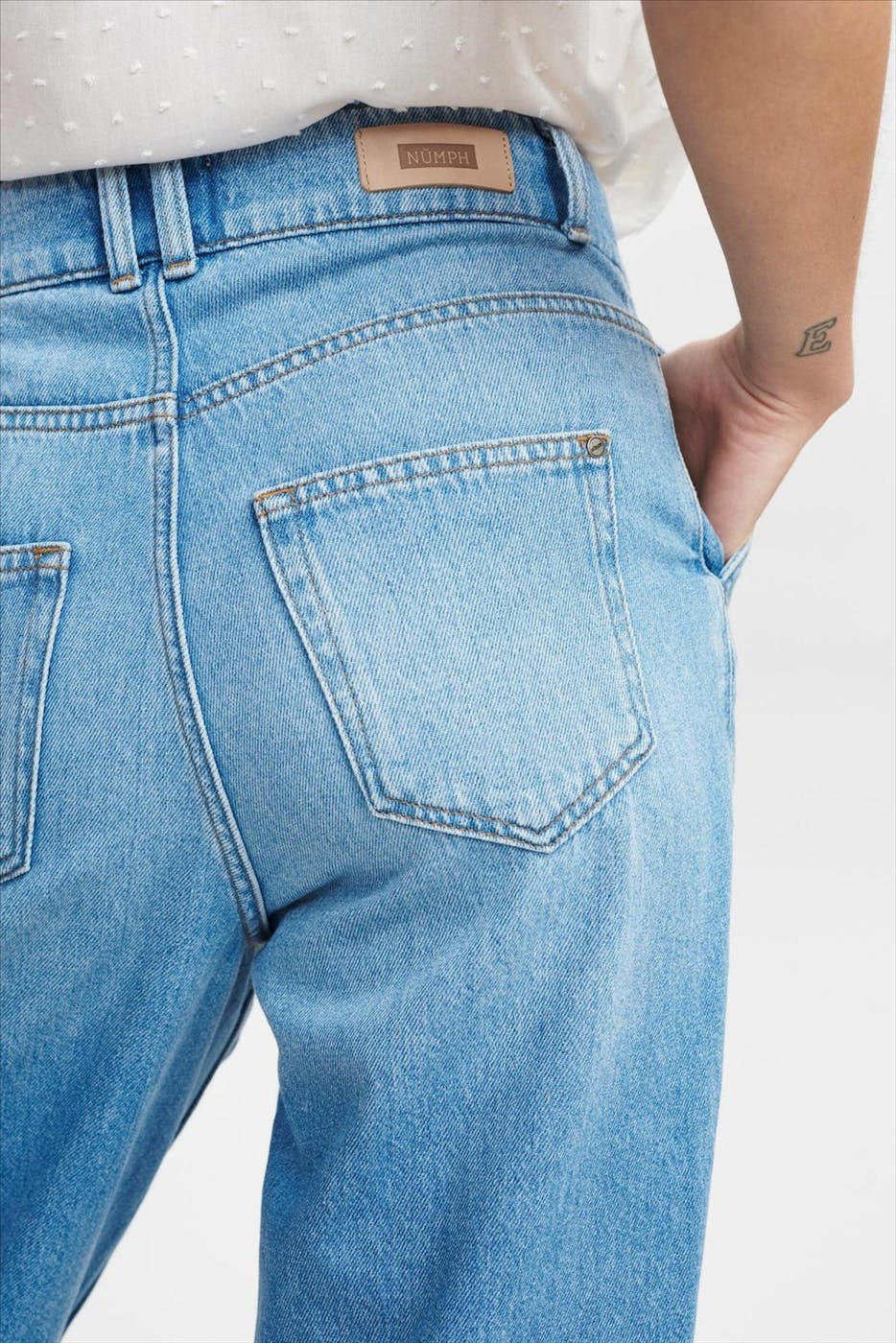 Nümph - Lichtblauwe Nustormy jeans