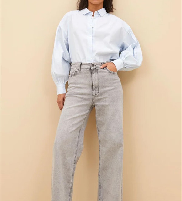 BY BAR - Grijze Lina jeans