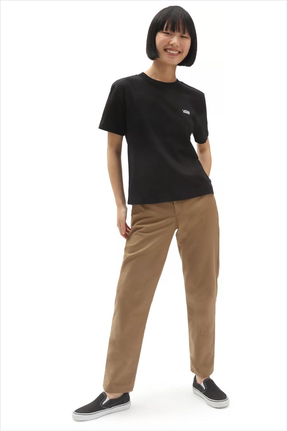 Vans - Zwarte Junior V Boxy T-shirt
