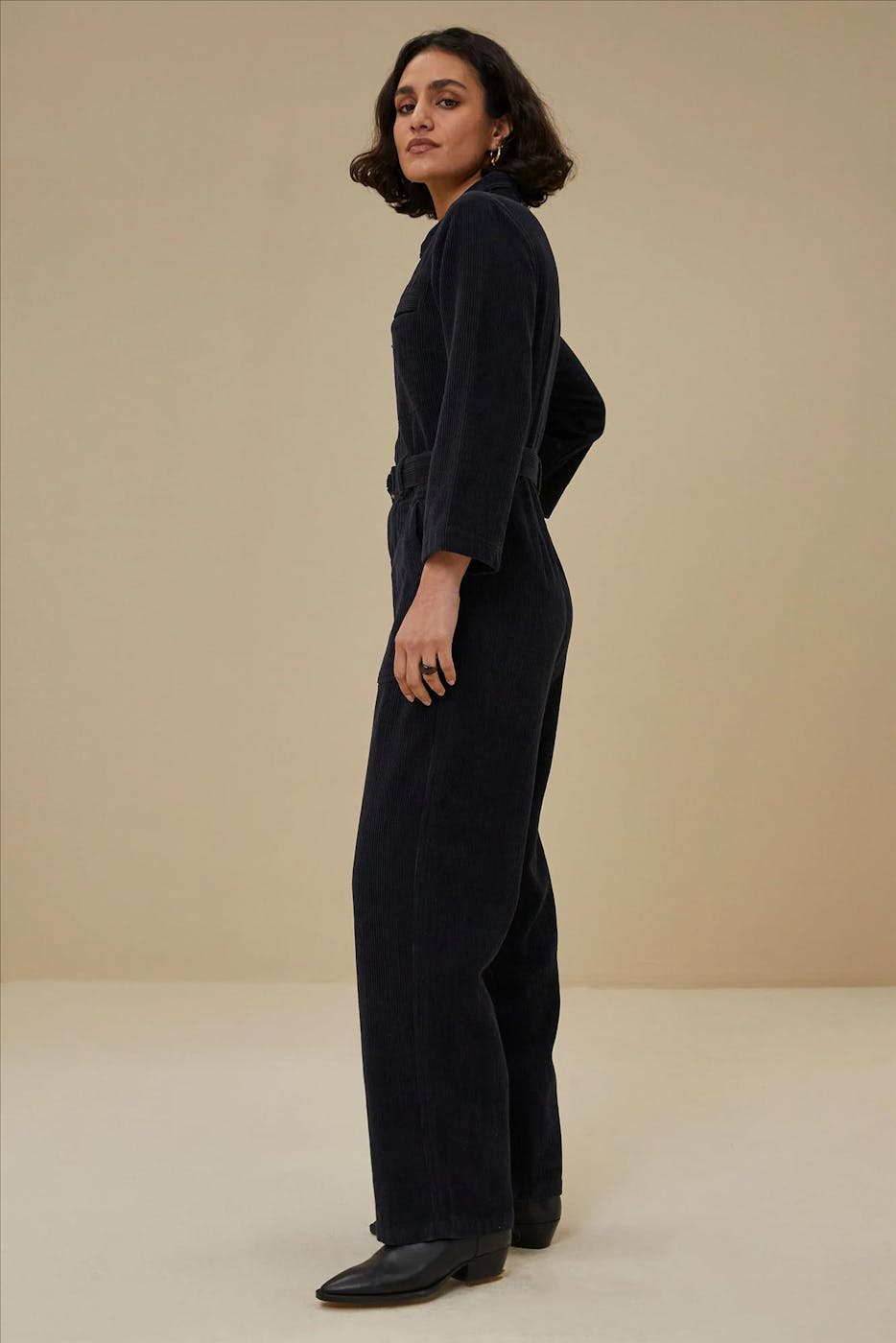 BY BAR - Donkerblauwe Louise jumpsuit