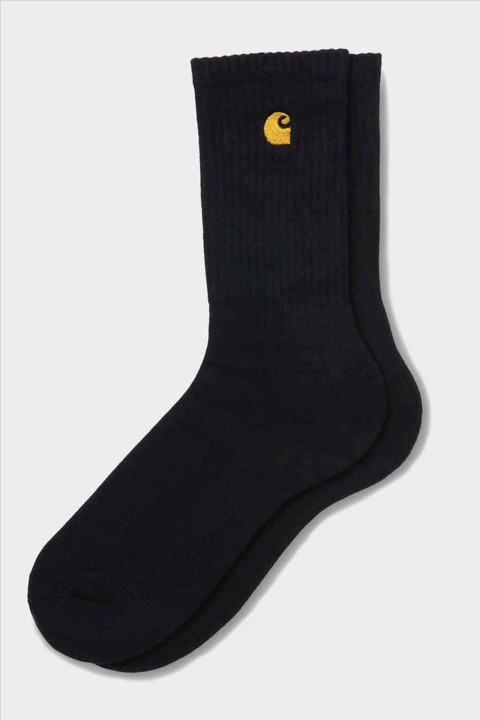 Carhartt WIP - Zwarte Chase sportsokken, maat: 39-46