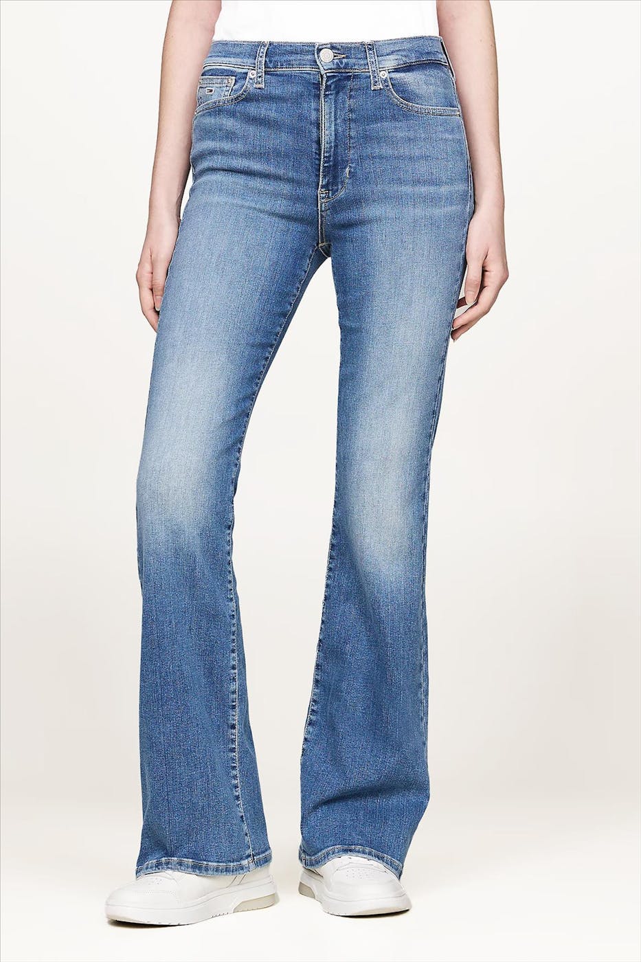Tommy Jeans - Middenblauwe Sylvia High Flare jeans