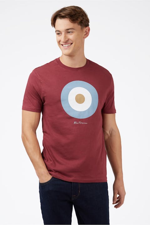 Ben Sherman - Bordeaux Target Graphic T-shirt