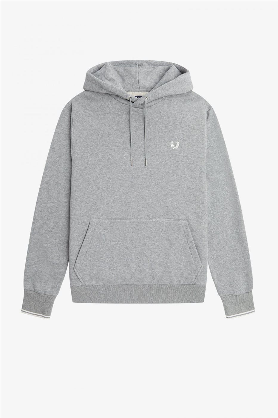 Fred Perry - Grijze Tipped hoodie