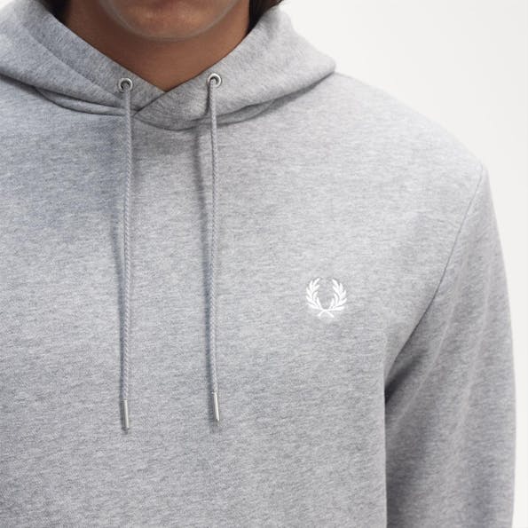 Fred Perry - Grijze Tipped hoodie