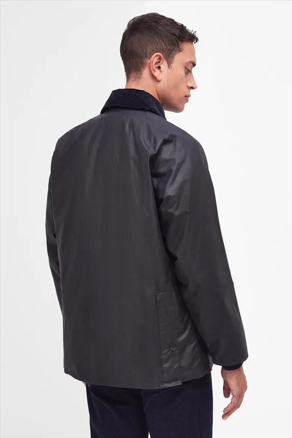 Barbour - Donkerblauwe Bedale Waxed jas