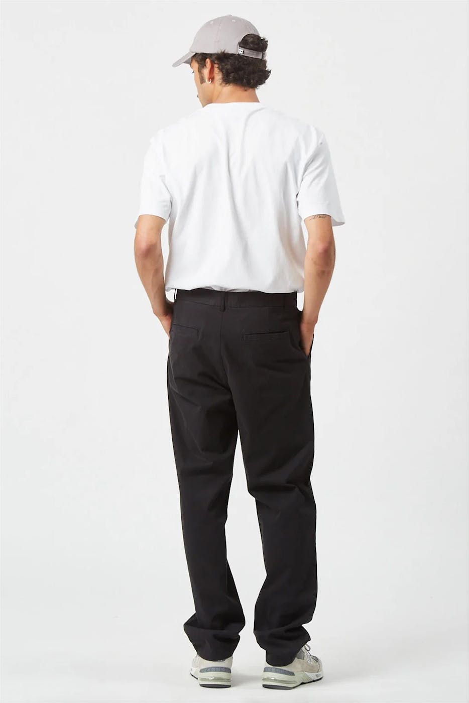Minimum - Zwarte Loose Jalte broek